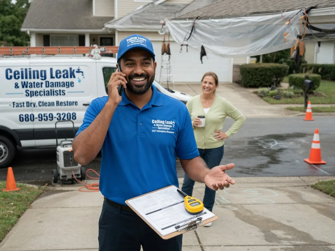 Ceiling Leak Cleanup Newfield, NY FAQs